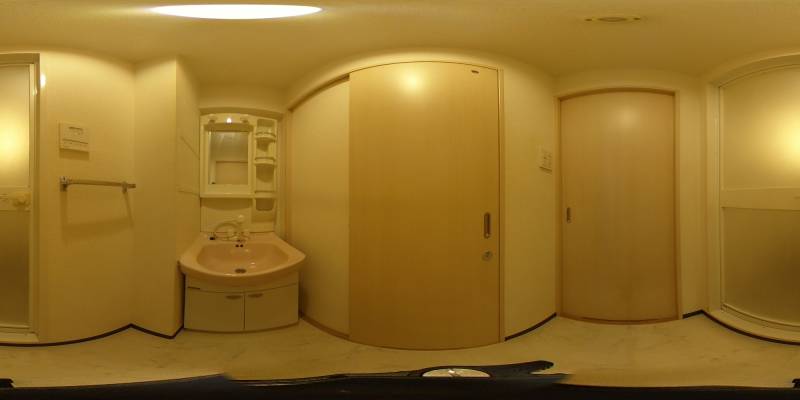 パノラマ画像洗面所