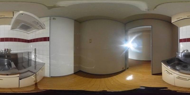 パノラマ画像キッチン