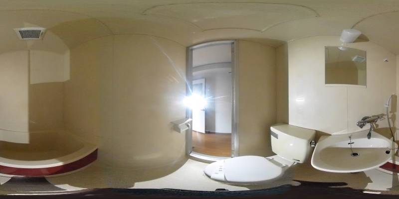 パノラマ画像バスルーム