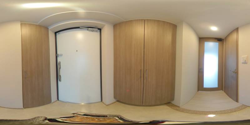 パノラマ画像玄関