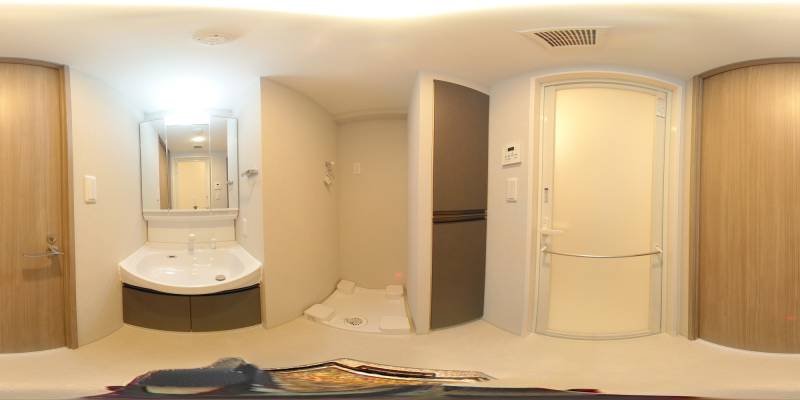 パノラマ画像洗面所