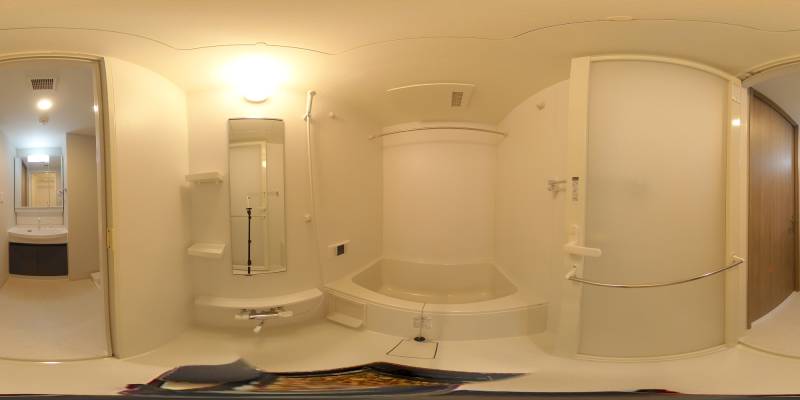 パノラマ画像バスルーム