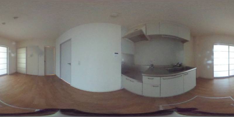 パノラマ画像キッチン