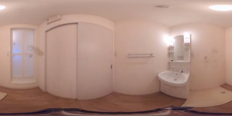 パノラマ画像洗面所