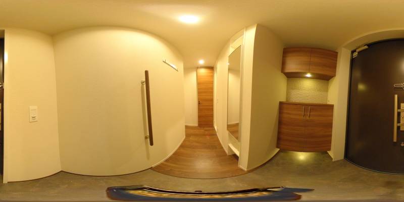 パノラマ画像玄関