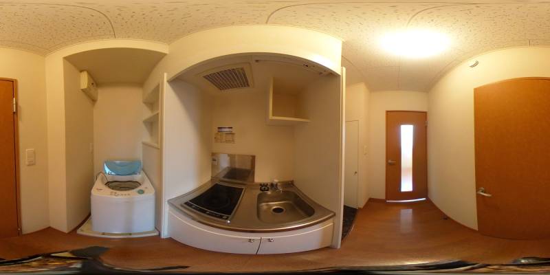 パノラマ画像キッチン