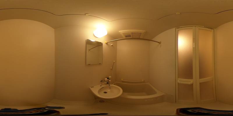 パノラマ画像バスルーム