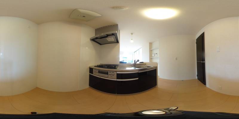 パノラマ画像キッチン