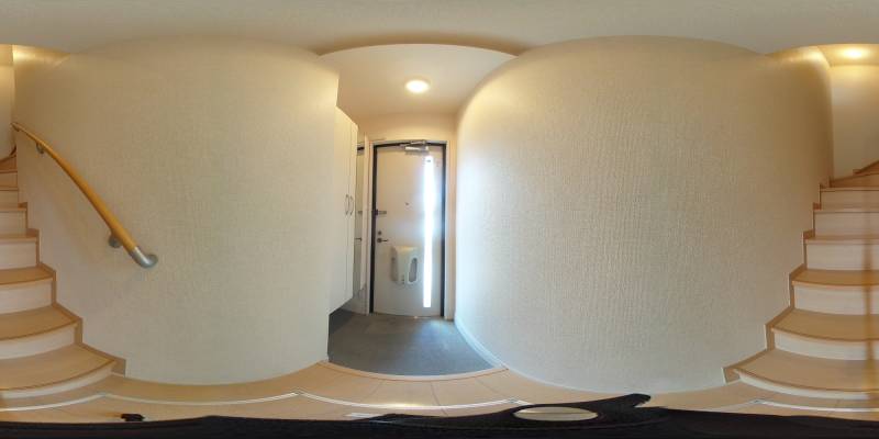 パノラマ画像玄関