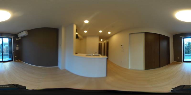 パノラマ画像リビング