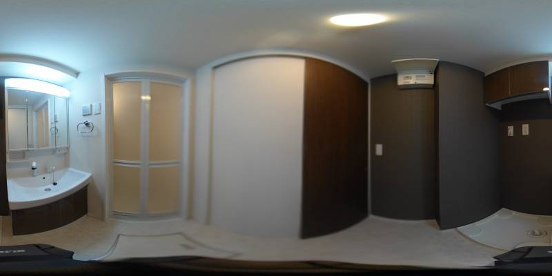 パノラマ画像洗面所