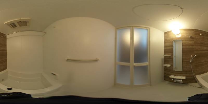 パノラマ画像バスルーム