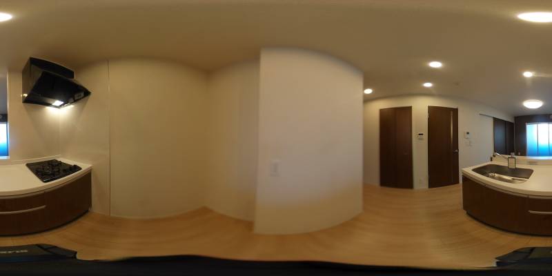 パノラマ画像キッチン