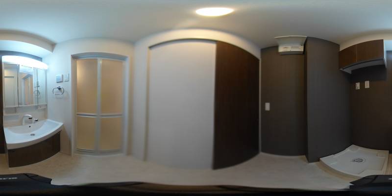 パノラマ画像洗面所