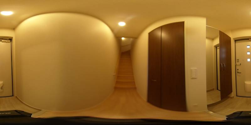 パノラマ画像玄関