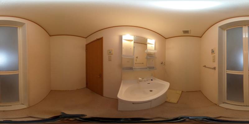 パノラマ画像洗面所