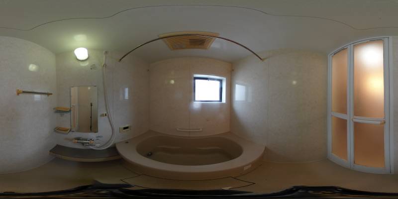 パノラマ画像バスルーム