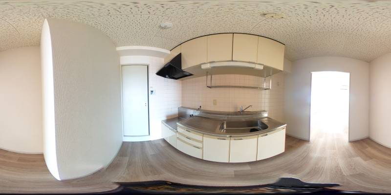 パノラマ画像キッチン