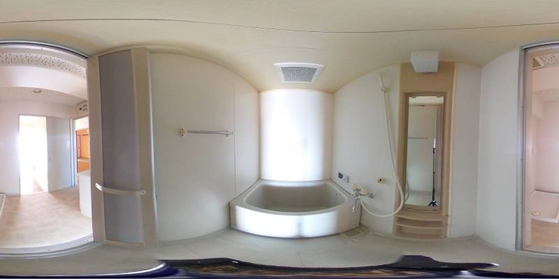 パノラマ画像バスルーム