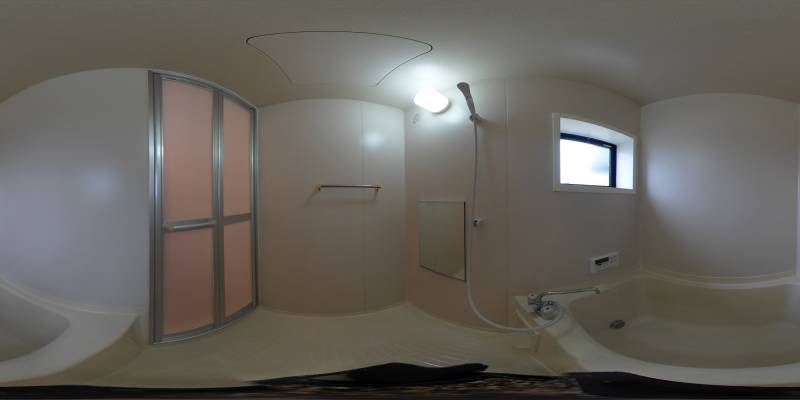 パノラマ画像バスルーム