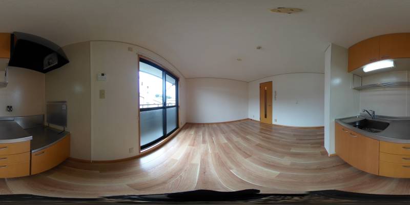 パノラマ画像キッチン