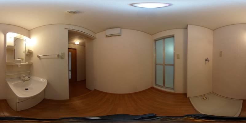 パノラマ画像洗面所