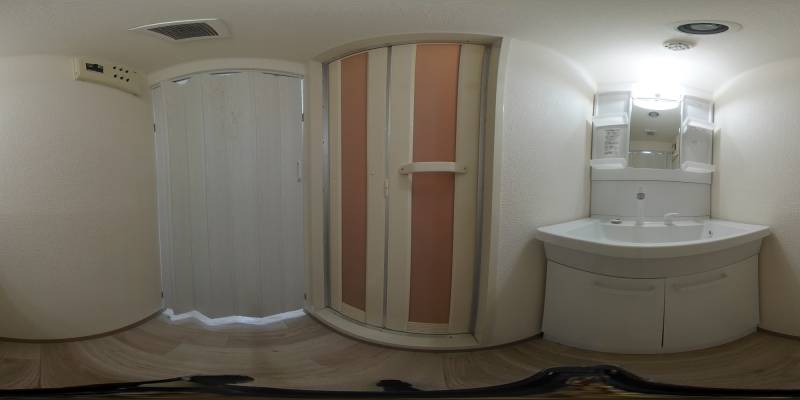 パノラマ画像洗面所