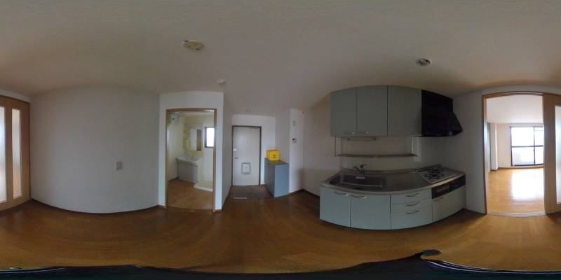 パノラマ画像キッチン