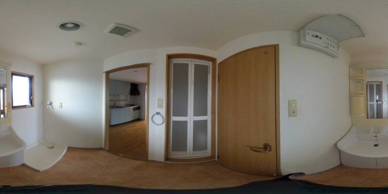 パノラマ画像洗面所