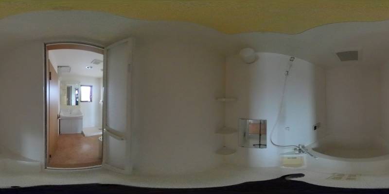 パノラマ画像バスルーム