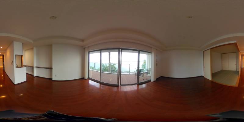 パノラマ画像リビング