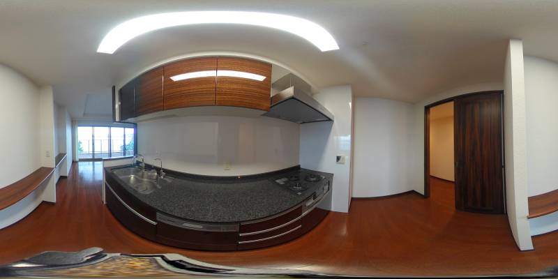 パノラマ画像キッチン