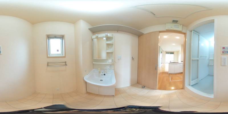 パノラマ画像洗面所