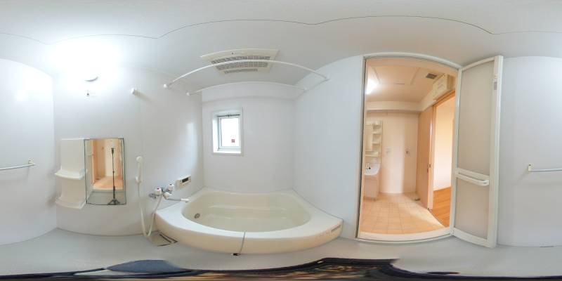 パノラマ画像バスルーム