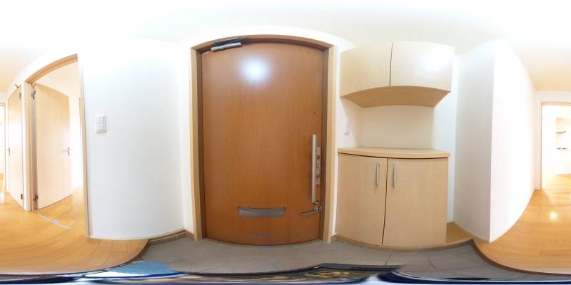 パノラマ画像玄関