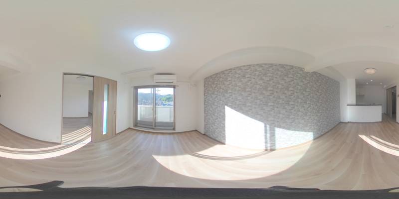 パノラマ画像リビング