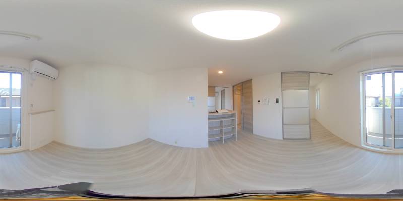 パノラマ画像リビング