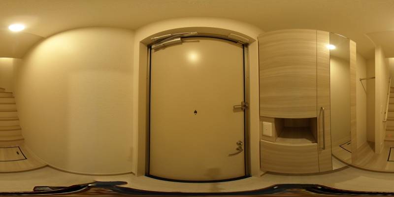 パノラマ画像玄関