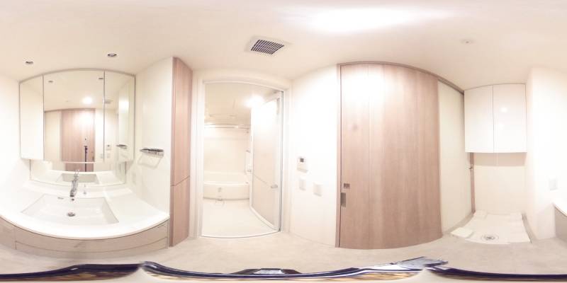 パノラマ画像洗面所