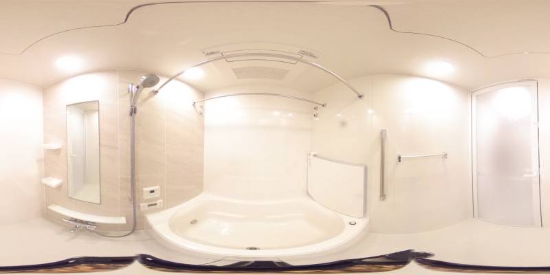 パノラマ画像バスルーム