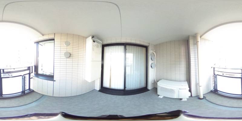 パノラマ画像バルコニー