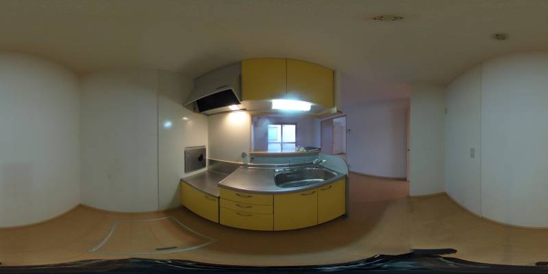 パノラマ画像キッチン