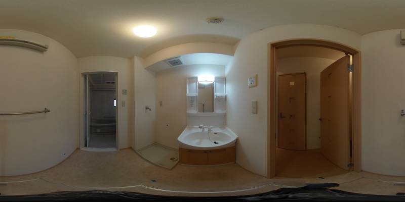 パノラマ画像洗面所