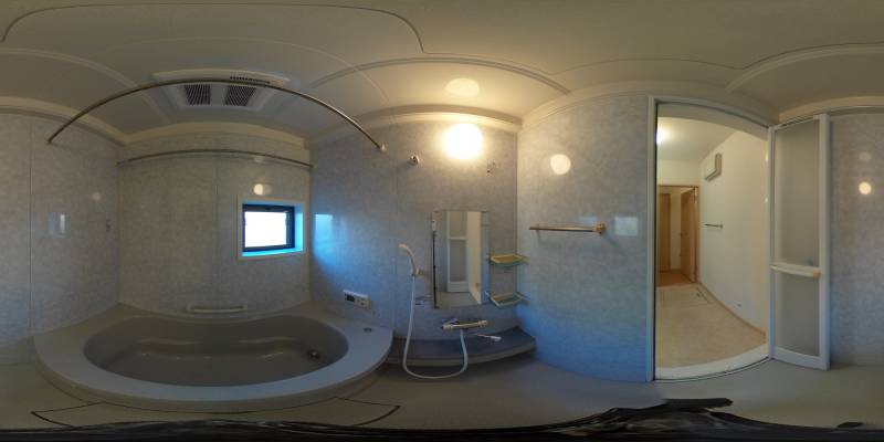 パノラマ画像バスルーム