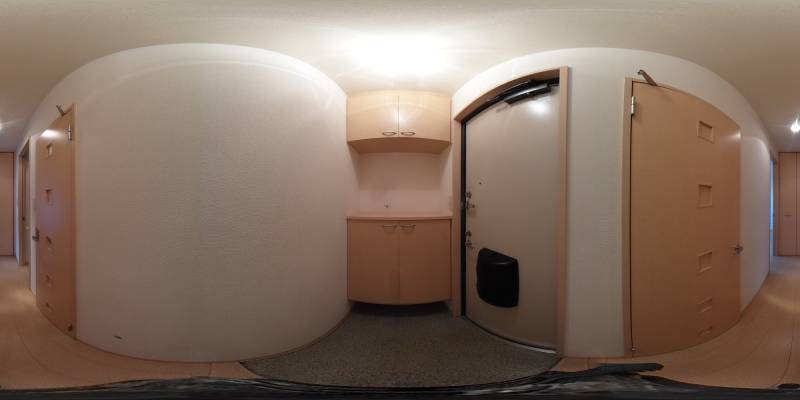 パノラマ画像玄関