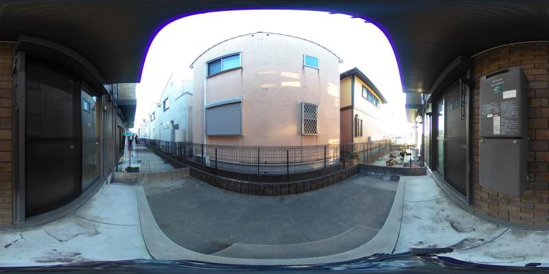 パノラマ画像庭