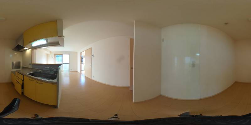 パノラマ画像キッチン