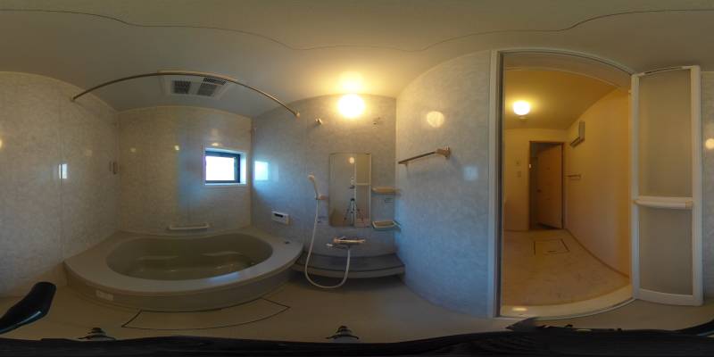 パノラマ画像バスルーム