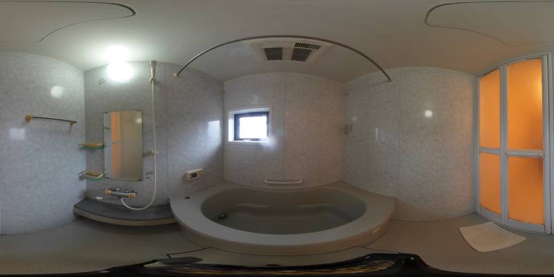 パノラマ画像バスルーム