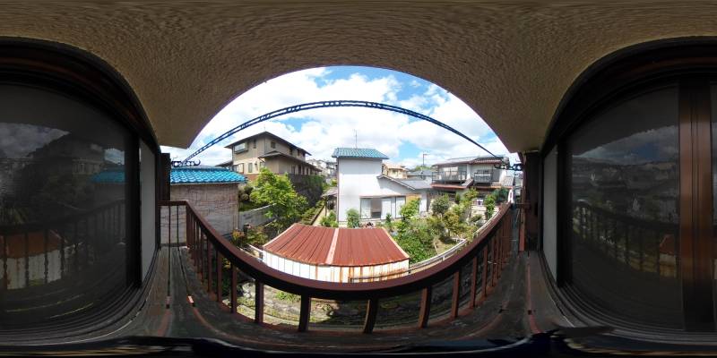 パノラマ画像バルコニー